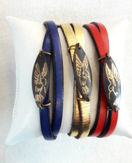 Bracelets cuir collection Colibri